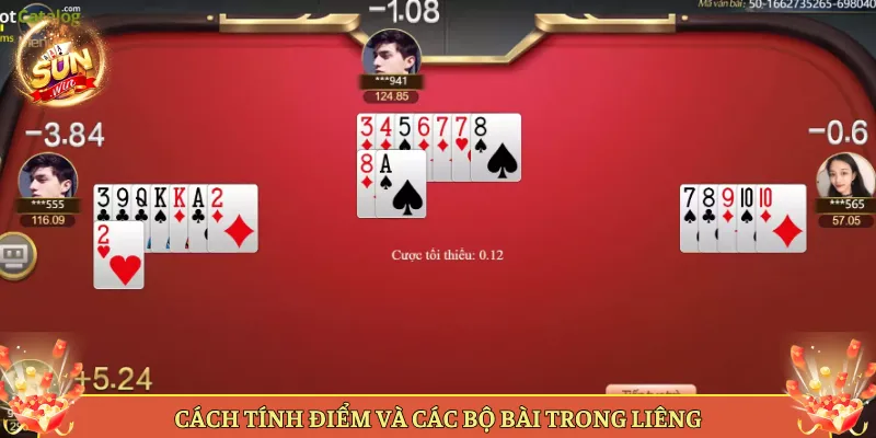 Cách Tính Điểm Và Các Bộ Bài Trong Liêng