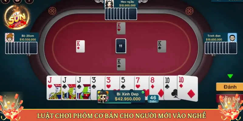 Luật Chơi Phỏm Cơ Bản Cho Người Mới Vào Nghề