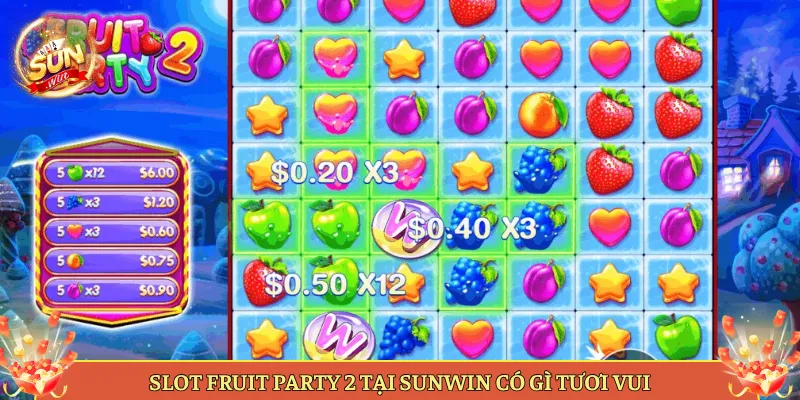 Mẹo Chơi Fruit Party 2 Săn Hệ Số Lớn