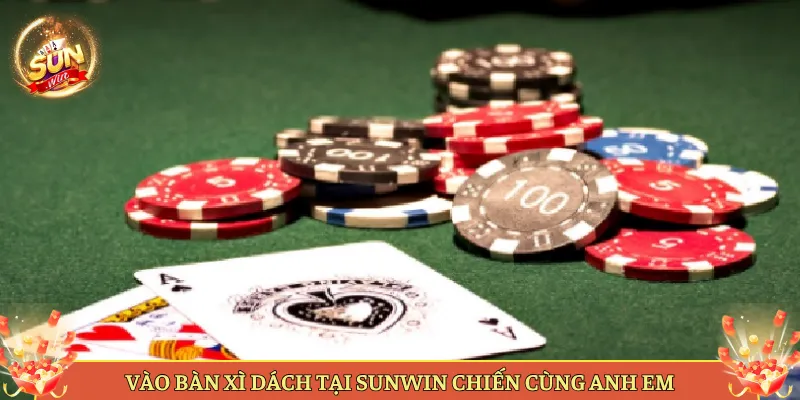 Vào Bàn Xì Dách Tại Sunwin Chiến Cùng Anh Em